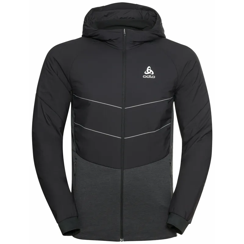 Vrácení Zdarma Odlo RUN EASY S-THERMIC (Černá) - Pánská běžecká bunda Endorphin Republic