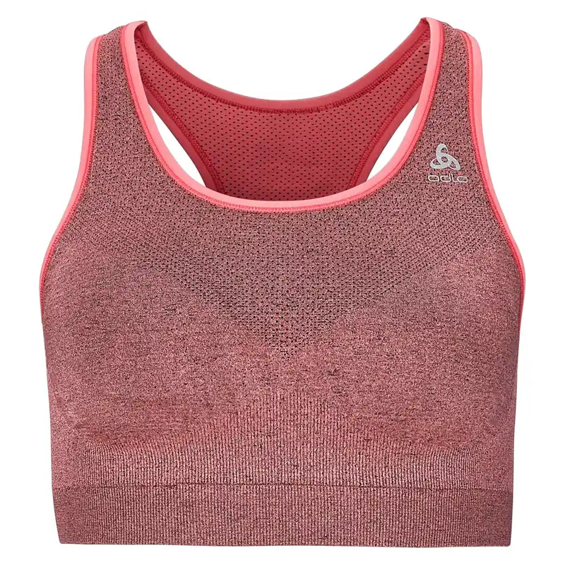 Tovární Cena Odlo Sport bra SEAMLESS MEDIUM CERAMICOOL (Oranžová) - Dámská sportovní podprsenka Endorphin Republic