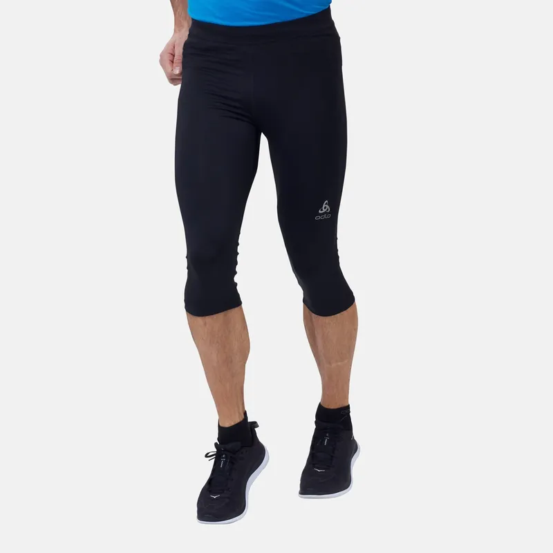 Nejlepší Volba Odlo Tights 3/4 ESSENTIAL (Černá) - Pánské běžecké 3/4 legíny Endorphin Republic