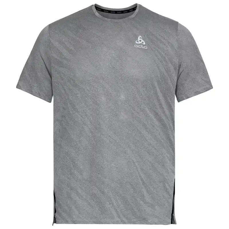 Vrácení Zdarma Odlo T-shirt crew neck s/s ZEROWEIGHT ENGINEE (Šedá) - Pánské běžecké triko Endorphin Republic