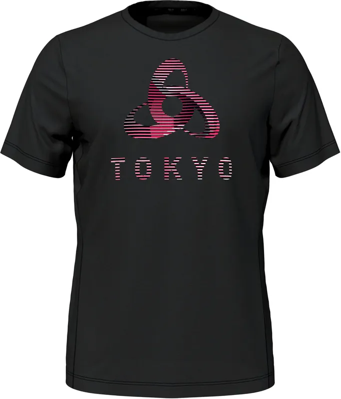 Odlo T-shirt s/s crew nwck Element Light Print (Černá) - Pánské běžecké triko s krátkým rukávem Endorphin Republic Cenová Bomba