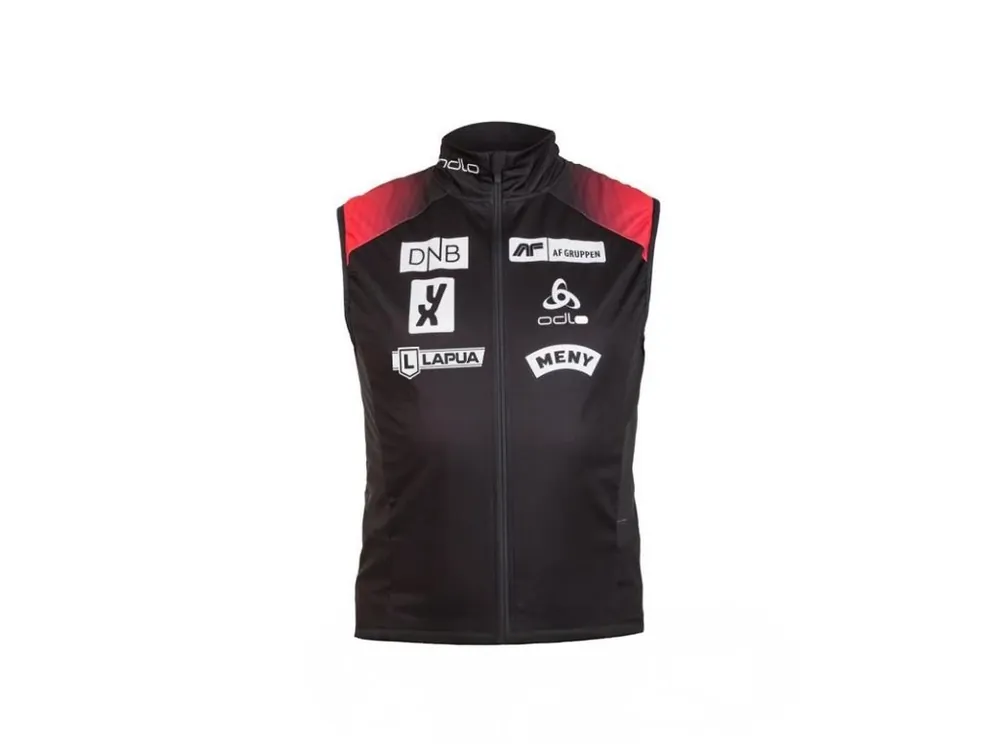 Bezpečná Platba Odlo vest XC Vest Pro - National team (Černá) - Pánská vesta Endorphin Republic