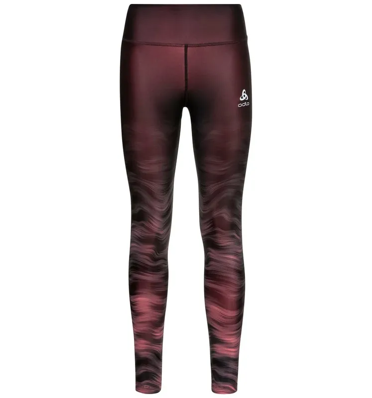 Ověřený Odlo ZEROWEIGHT Running Tights (Fialová) - Dámské běžecké legíny Endorphin Republic