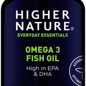 Tovární Cena HIGHER NATURE Omega 3 Fish Oil Capsules - Vitamínový doplněk Endorphin Republic