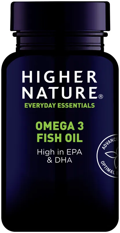 Tovární Cena HIGHER NATURE Omega 3 Fish Oil Capsules - Vitamínový doplněk Endorphin Republic