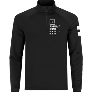 OneMore 631 - TURTLENECK WITH HALF ZIP EXPLORER (Černá) - Pánský rolák Endorphin Republic Dokud Zásoby Vydrží