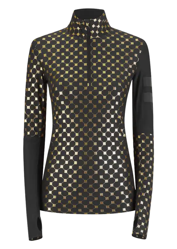 Zlevněný OneMore 681 -TURTLENECK WITH HALFZIP (Černá) - Dámský rolák Endorphin Republic