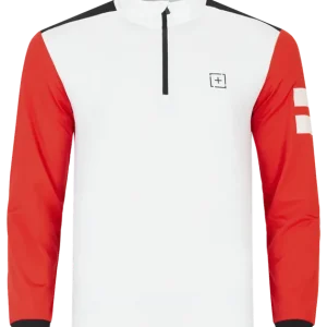 Nízká Cena OneMore 671 - MICROFLEECE T-NECKHALF ZIP (Bílá) - Pánská mikina Endorphin Republic