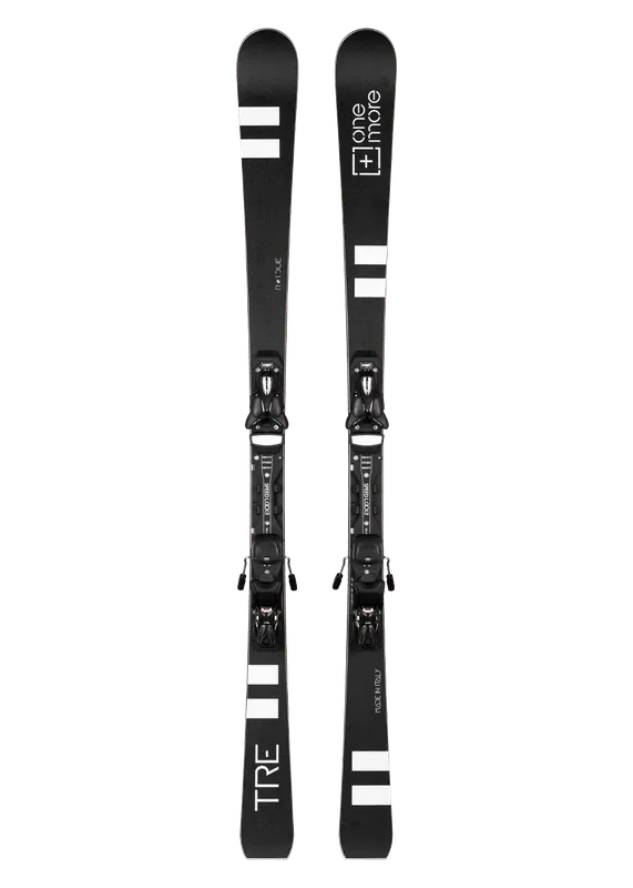 OneMore SKI TRE + SPEEDL SUPERLIGHT PLATE + BINDING ONEMORE VM412SL (Černá) - Sjezdové lyže s vázáním Endorphin Republic Dokud Zásoby Vydrží