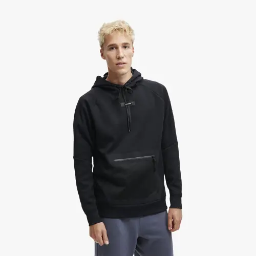 ON Hoodie (Černá) - Pánská běžecká mikina Endorphin Republic Akční Nabídka