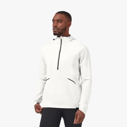 Víkendová Akce ON Waterproof Anorak (Bílá) - Pánská běžecká bunda Endorphin Republic