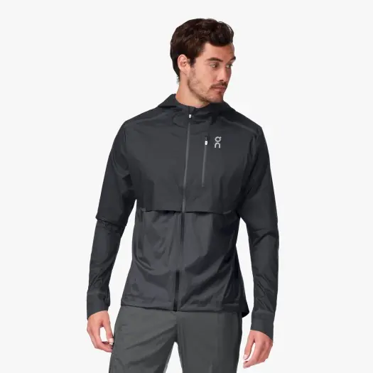 ON Weather Jacket (Černá) - Pánská běžecká bunda Endorphin Republic Značkový