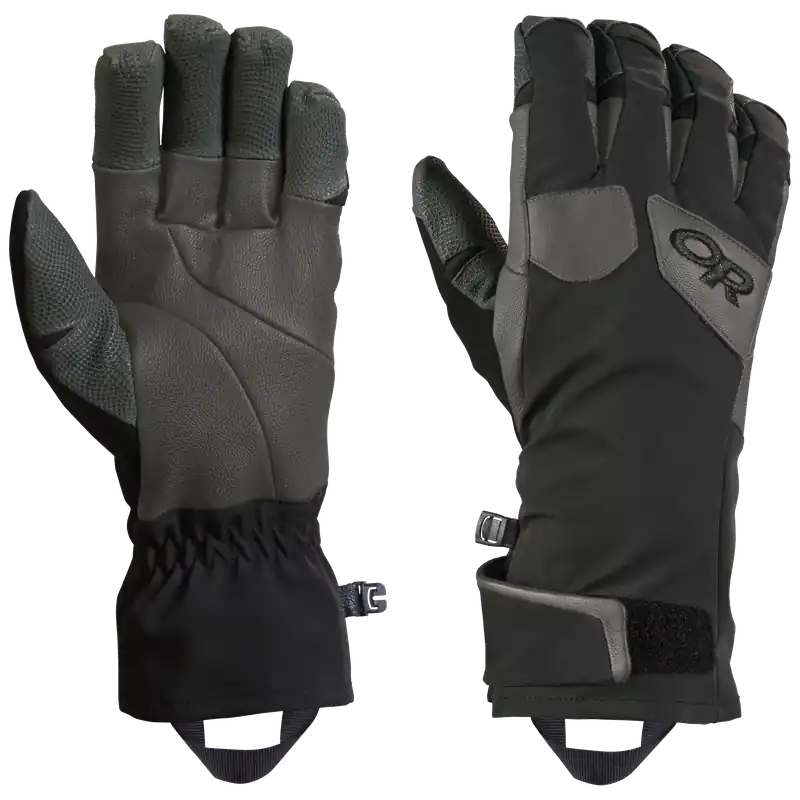 OR Men‘s Extravert Gloves charcoal/natural (Černá) - Lyžařské rukavice Endorphin Republic Cenově Výhodný