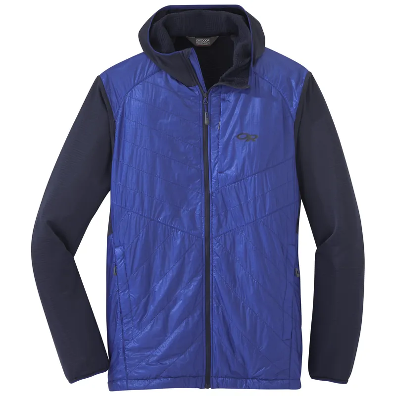 OR Men‘s Vigor Hybrid Hooded Jacket (Modrá) - Pánská bunda Endorphin Republic Tovární Cena