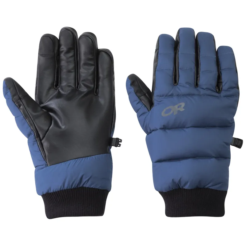 Výhodná Nabídka OR Transcendent Down Gloves (Modrá) - Zateplené zimní rukavice Endorphin Republic