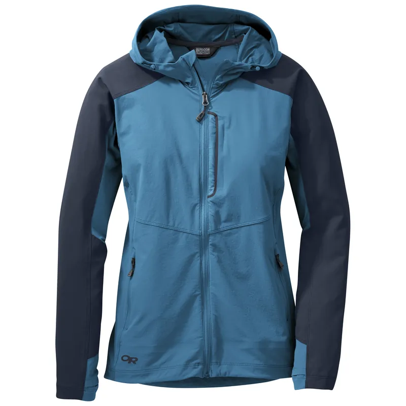 OR Women‘s Ferrosi Hooded Jacket (Tyrkysová) - Dámská bunda Endorphin Republic Výprodej