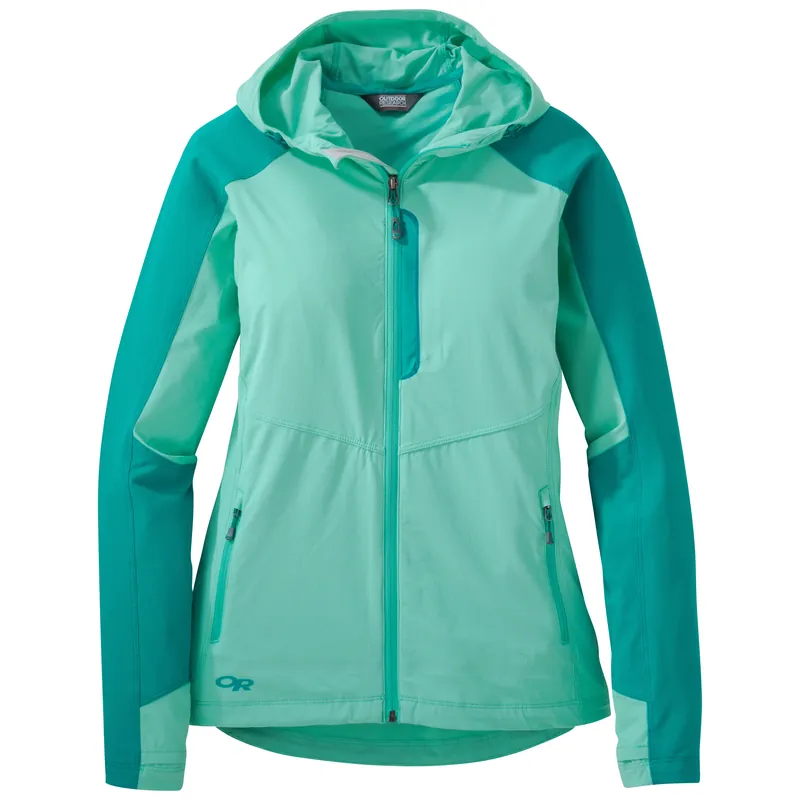 OR Women‘s Ferrosi Hooded Jacket (Červená) - Dámská bunda Endorphin Republic Koupit Online