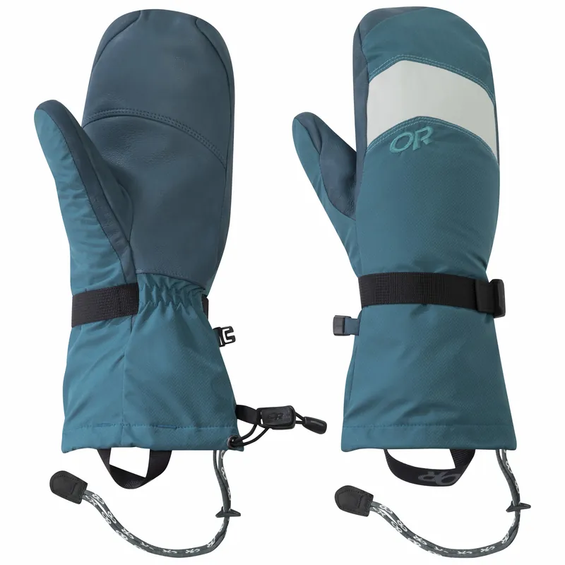 Tovární Cena OR Women‘s Highcamp Mitts wa peac/peac (Zelená) - Dámské zimní palčáky Endorphin Republic
