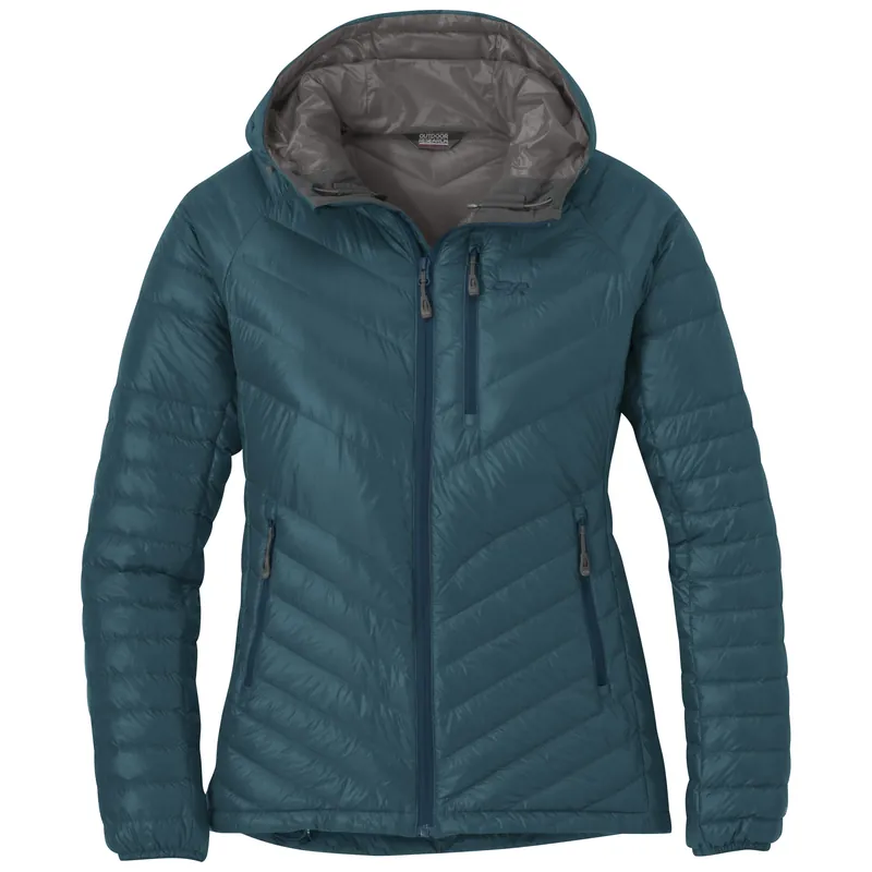 Nejlepší Volba OR Women‘s Illuminate Down Hoody (Zelená) - Dámská péřová bunda Endorphin Republic