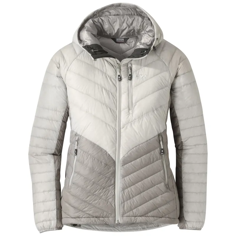 OR Women‘s Illuminate Down Hoody (Světle oranžová) - Dámská péřová bunda Endorphin Republic Akční Nabídka