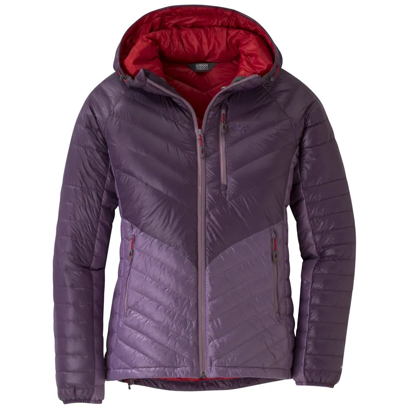 Sleva OR Women‘s Illuminate Down Hoody (Modrá) - Dámská péřová bunda Endorphin Republic
