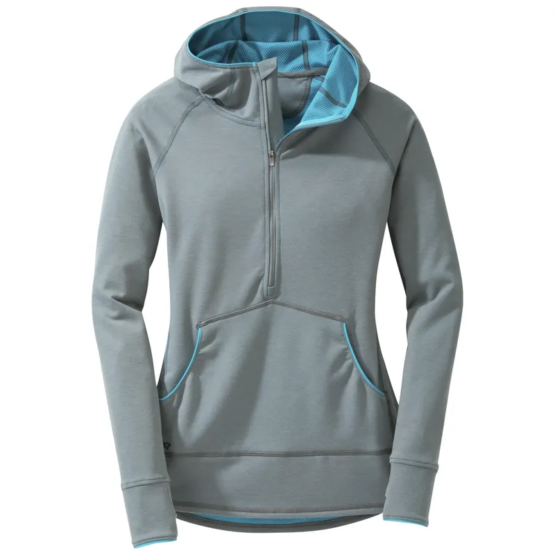 Ihned K Objednání Outdoor Research Women‘s Shiftup Zip Top (Šedá) - Dámský top Endorphin Republic