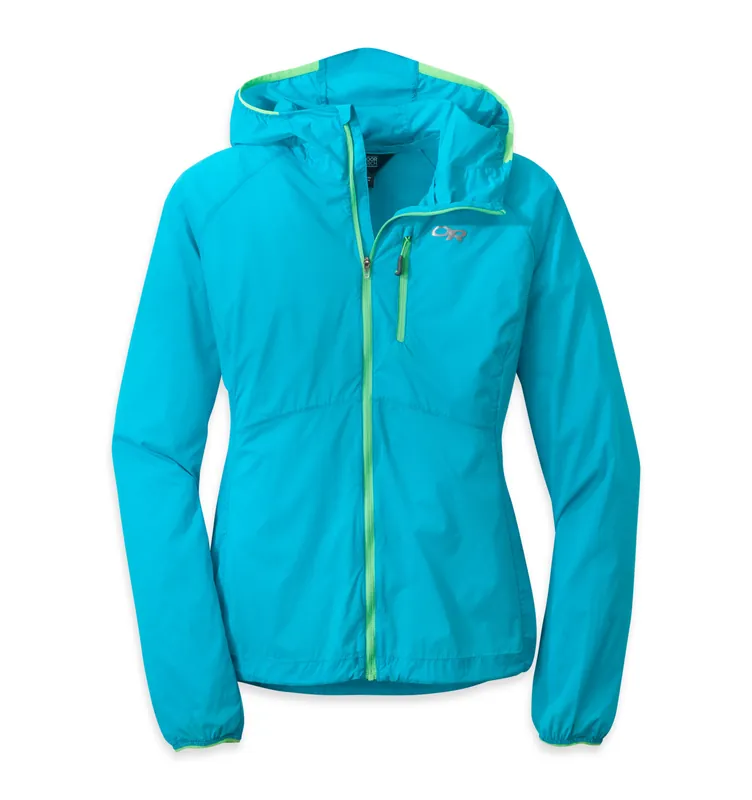 OR Women‘s Tantrum Hooded Jacket (Tyrkysová) - Dámská běžecká bunda s kapucí Endorphin Republic Ihned K Objednání