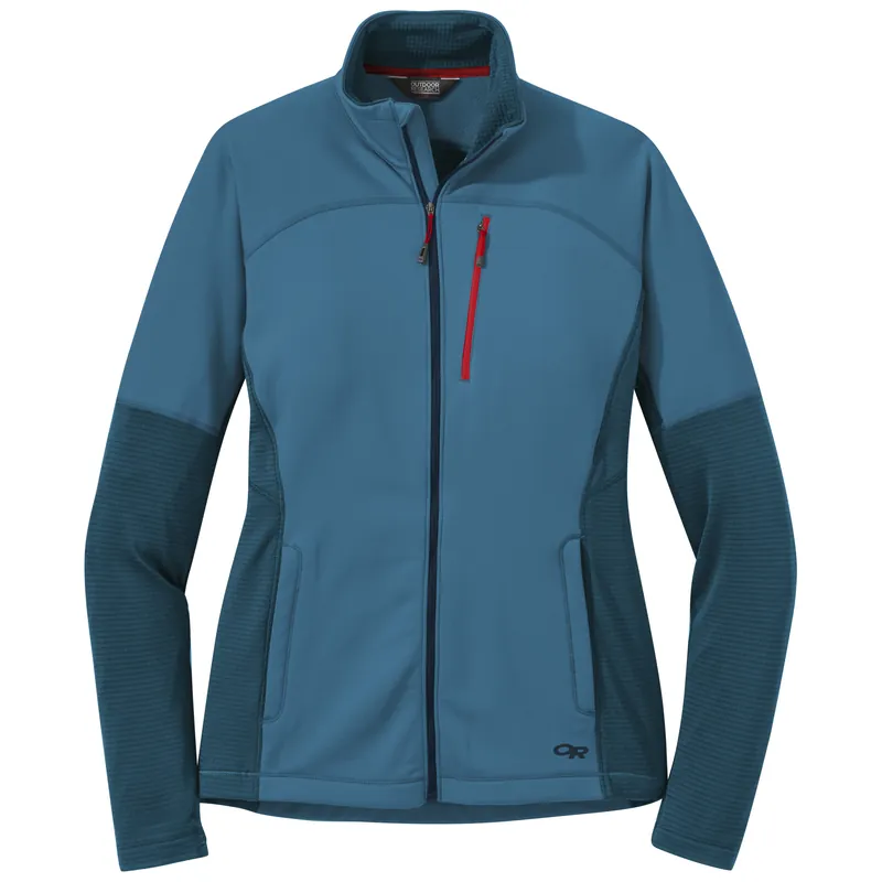 OR Women‘s Vigor Full Zip (Modrá) - Dámská mikina Endorphin Republic Poslední Šance