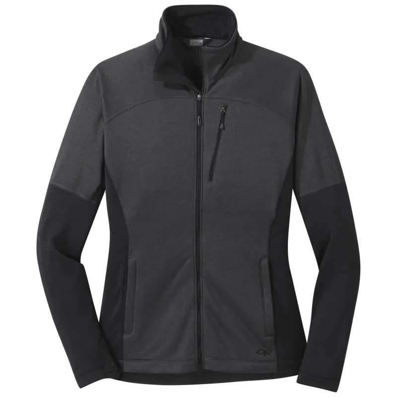 OR Women‘s Vigor Full Zip (Šedá) - Dámská mikina Endorphin Republic Oblíbený