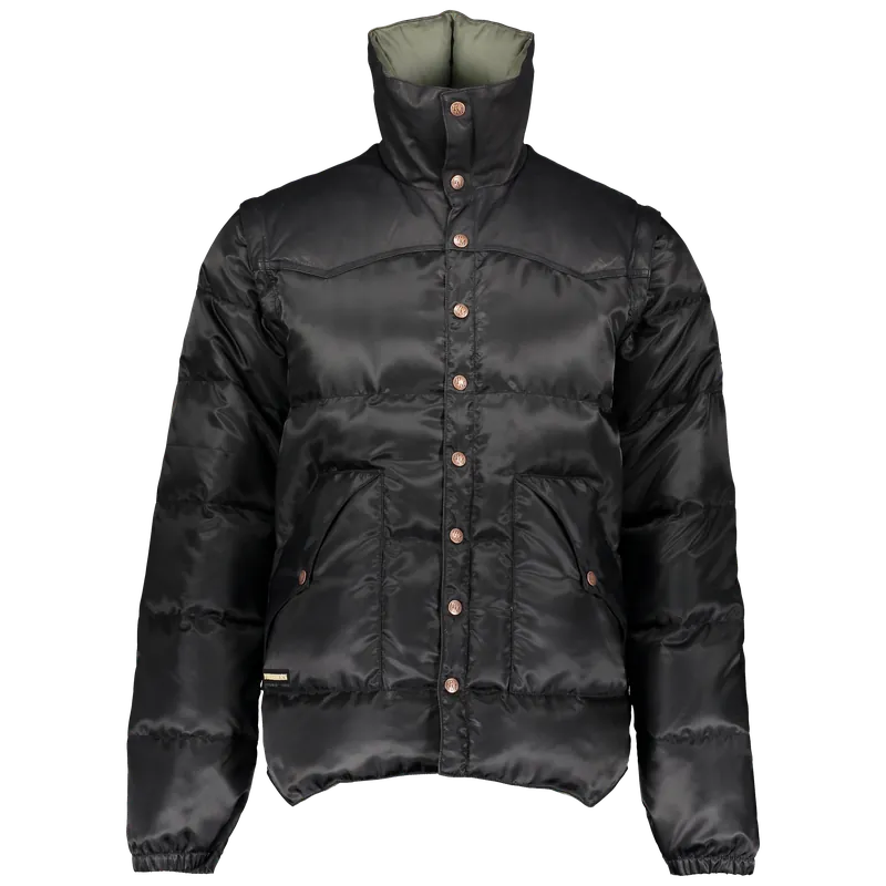 Nová Kolekce Powderhorn Jacket The Original Leather (Černá) - Pánská zimní bunda Endorphin Republic