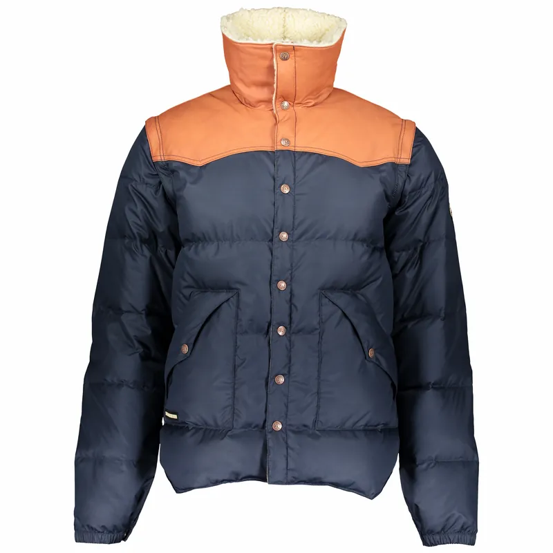 Finální Výprodej Powderhorn Jacket The Original Leather (Modrá) - Pánská zimní bunda Endorphin Republic