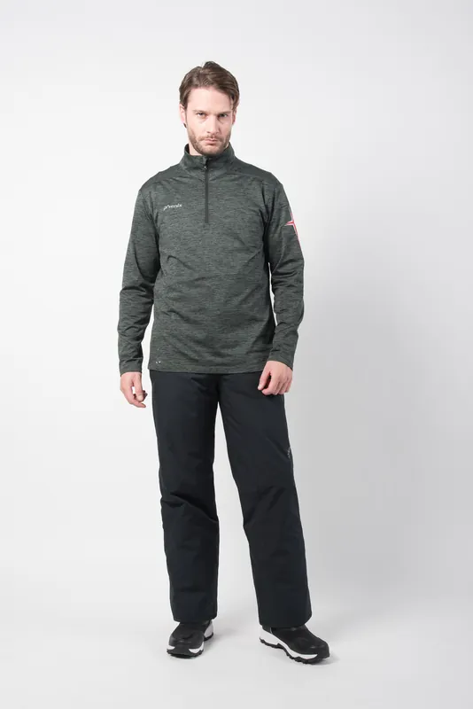 Phenix Alto 1/2 Zip Tee (Šedá) - Pánská lyžařská mikina Endorphin Republic Kup Teď