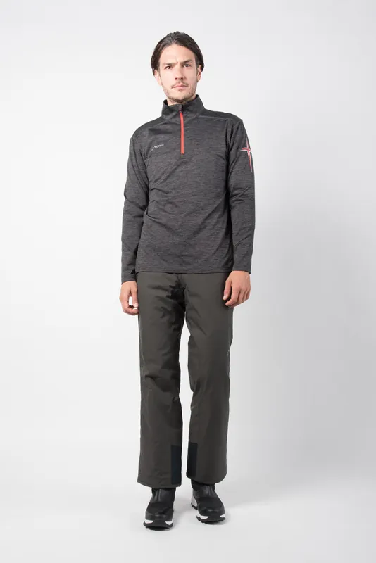 Koupit Online Phenix Alto 1/2 Zip Tee (Červená) - Pánská lyžařská mikina Endorphin Republic