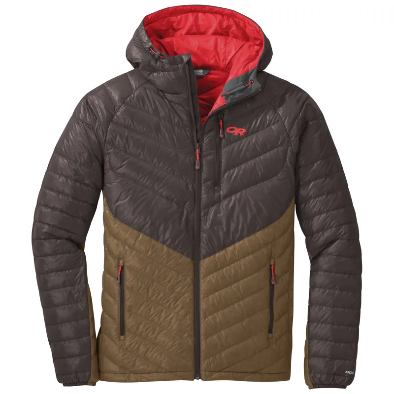 Tovární Cena OR Men‘s Illuminate Down Hoody (Černá) - Pánská péřová bunda s kapucí Endorphin Republic