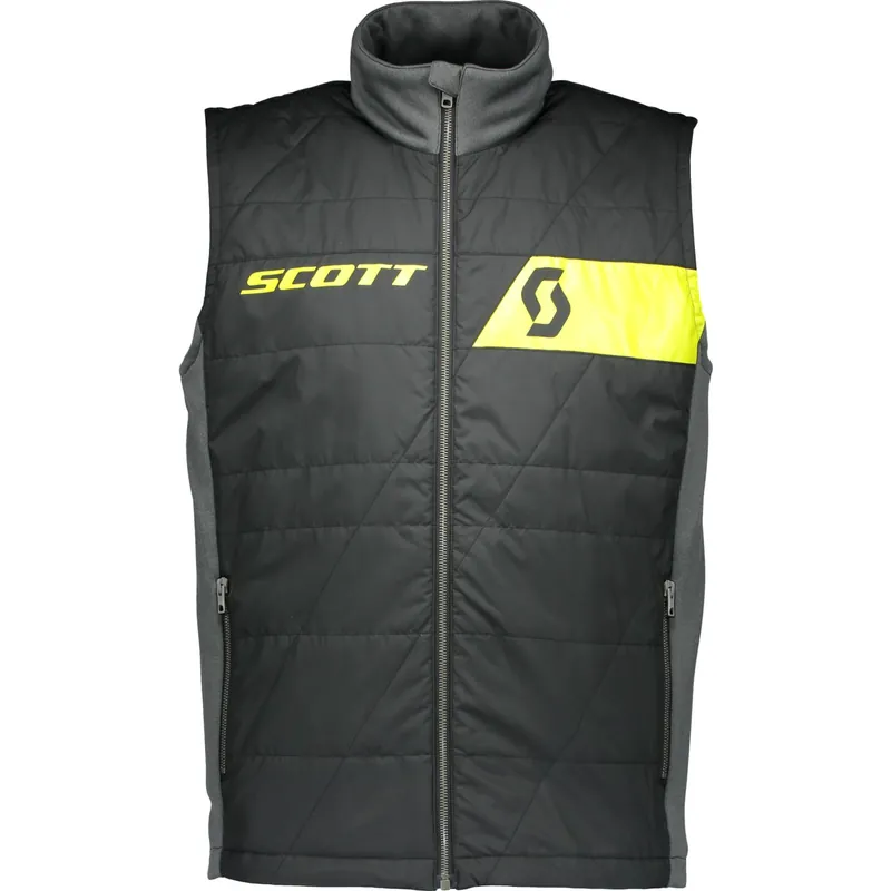 Scott Vest Factory Team Insulation (Černá) - Pánská prošívaná vesta Endorphin Republic Cenově Výhodný