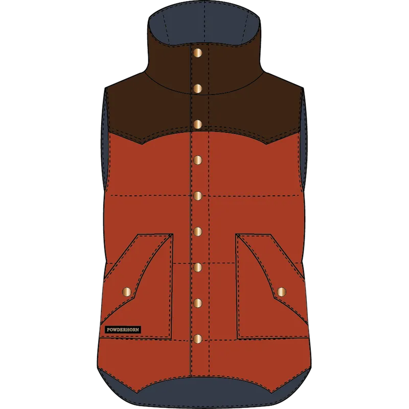 Nejlepší Volba Pánská vesta The Original Leather (Oranžová) Endorphin Republic