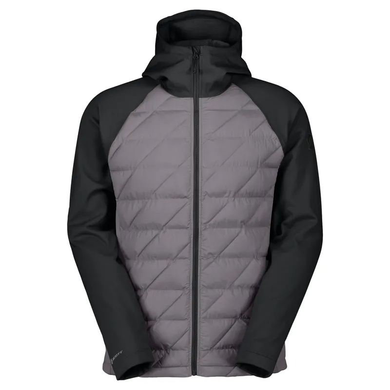 Scott Defined Warm Hybrid (Šedá) - Pánská bunda s kapucí Endorphin Republic Vysoce Kvalitní