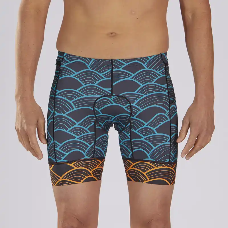 Zoot Pant LTD TRI 9´´ ALOHA (Modrá) - PÁNSKÉ CYKLISTICKÉ KALHOTY Endorphin Republic Dokud Zásoby Vydrží