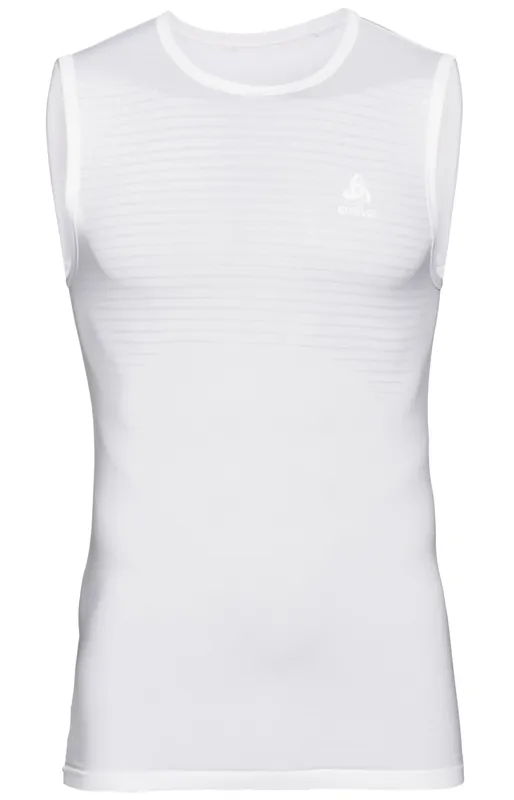 Nakupujte Hned Odlo PERFORMANCE X-LIGHT Base Layer T-Shirt (Bílá) - PÁNSKÉ FUNKČNÍ TRIKO BEZ RUKÁVŮ Endorphin Republic