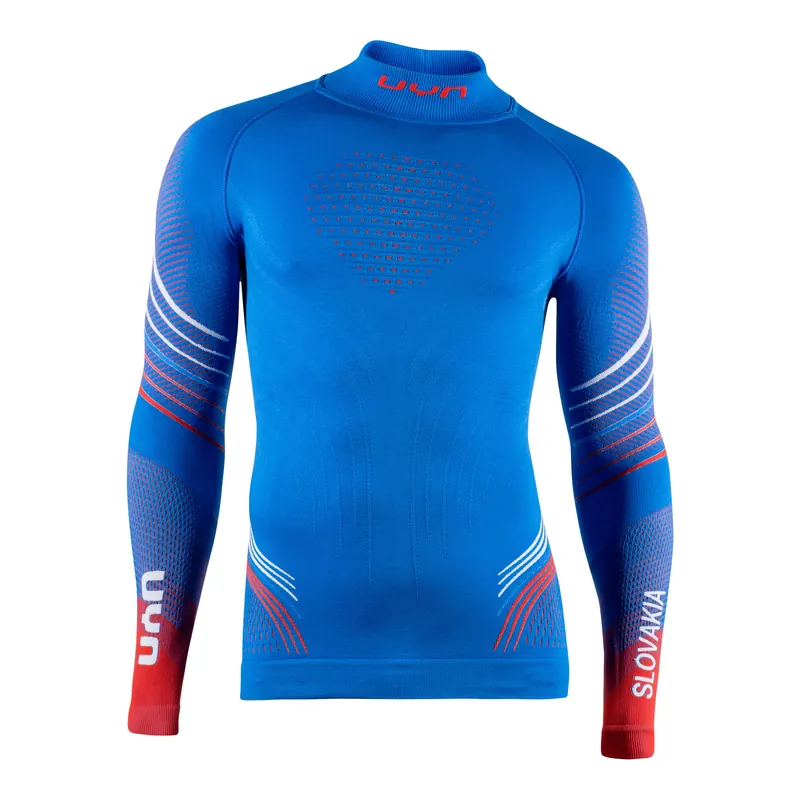 Uyn Natyon 2.0 SLOVAKIA UNDERWEAR SHIRT LONG SLEEVES (Modrá) - Pánské funkční triko Endorphin Republic Nakupujte Hned