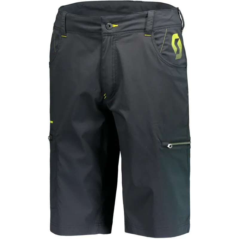 Scott shorts Factory Team Light (Černá) - Pánské kraťasy kapsáče Endorphin Republic Ihned K Objednání