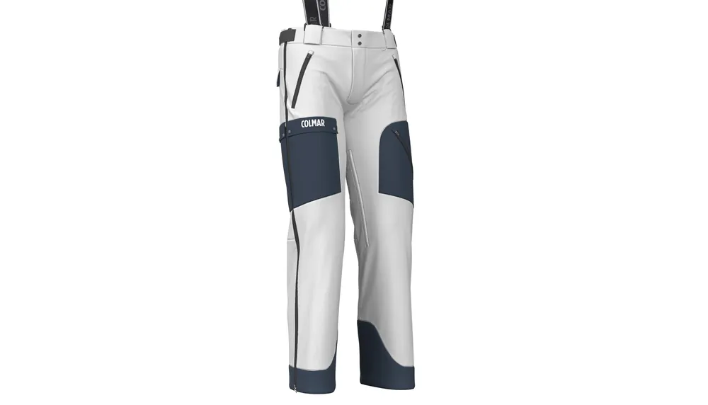 Horká Nabídka Colmar NATIONAL SKI SALOPETTES (Bílá) - Pánské lyžařské kalhoty Endorphin Republic