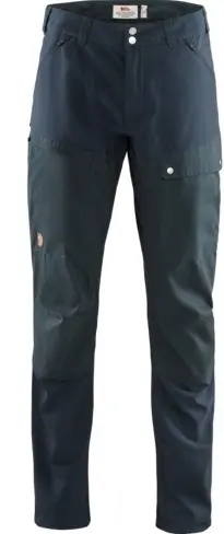 Originální FjällRäven touring trousers Abisko Midsummer (Tmavě modrá) - Pánské outdoorové kalhoty Endorphin Republic