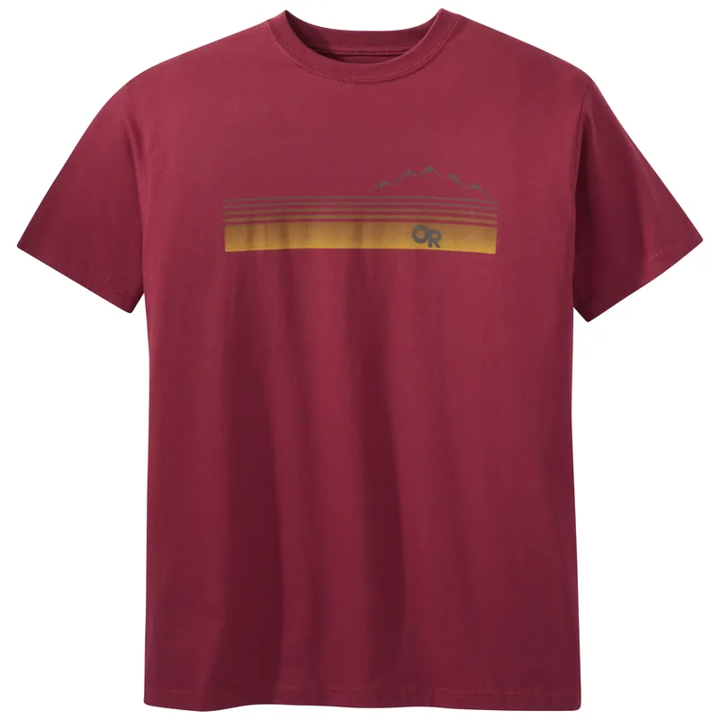 Outdoor Research Men‘s Ally s/s Tee (Červená) - Pánské triko Endorphin Republic Levný