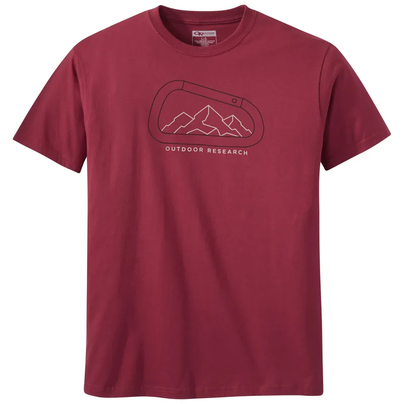 Outdoor Research Men‘s Rumney s/s Tee (Červená) - Pánské triko Endorphin Republic Originální