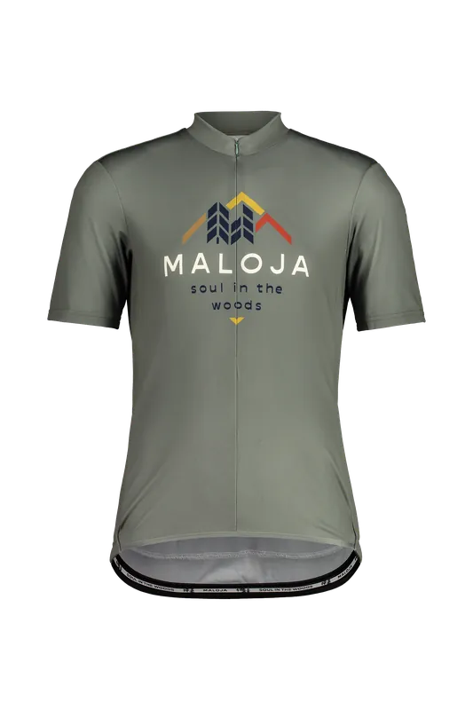 Jen Po Omezenou Doba Maloja SchwarzerleM. 1/2 (Žlutá) - Pánský cyklistický dres s krátkým rukávem Endorphin Republic