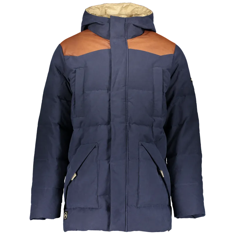 Powderhorn Coat Jackson (Tmavě modrá) - Pánský kabát Endorphin Republic Must-Have