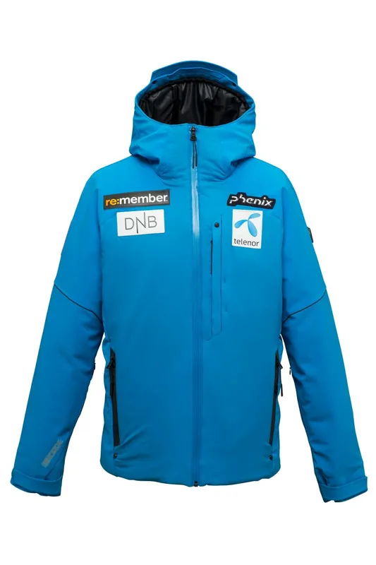 Finální Výprodej PHENIX NORWAY ALPINE TEAM (Modrá) - Péřová lyžařská bunda Endorphin Republic