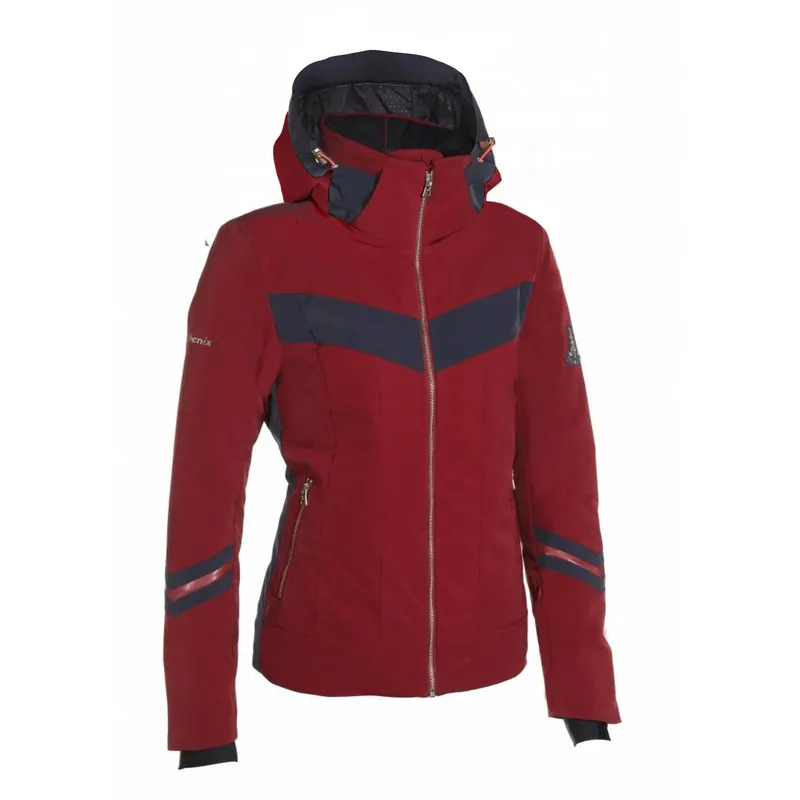 Nová Kolekce Phenix LILY JACKET FUR (Červená) - Dámská lyžařská bunda Endorphin Republic