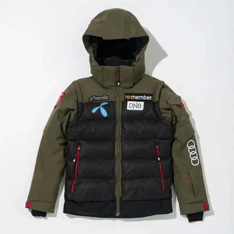 Omezená Nabídka Phenix Norway Alpine Team JR Jacket (Olivová) - Juniorská lyžařská bunda Endorphin Republic